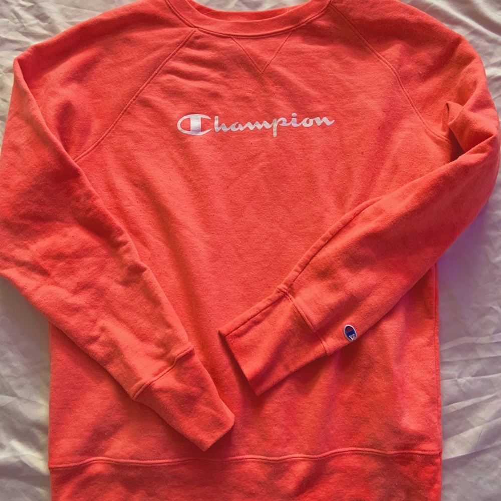 Coral champion crewneck